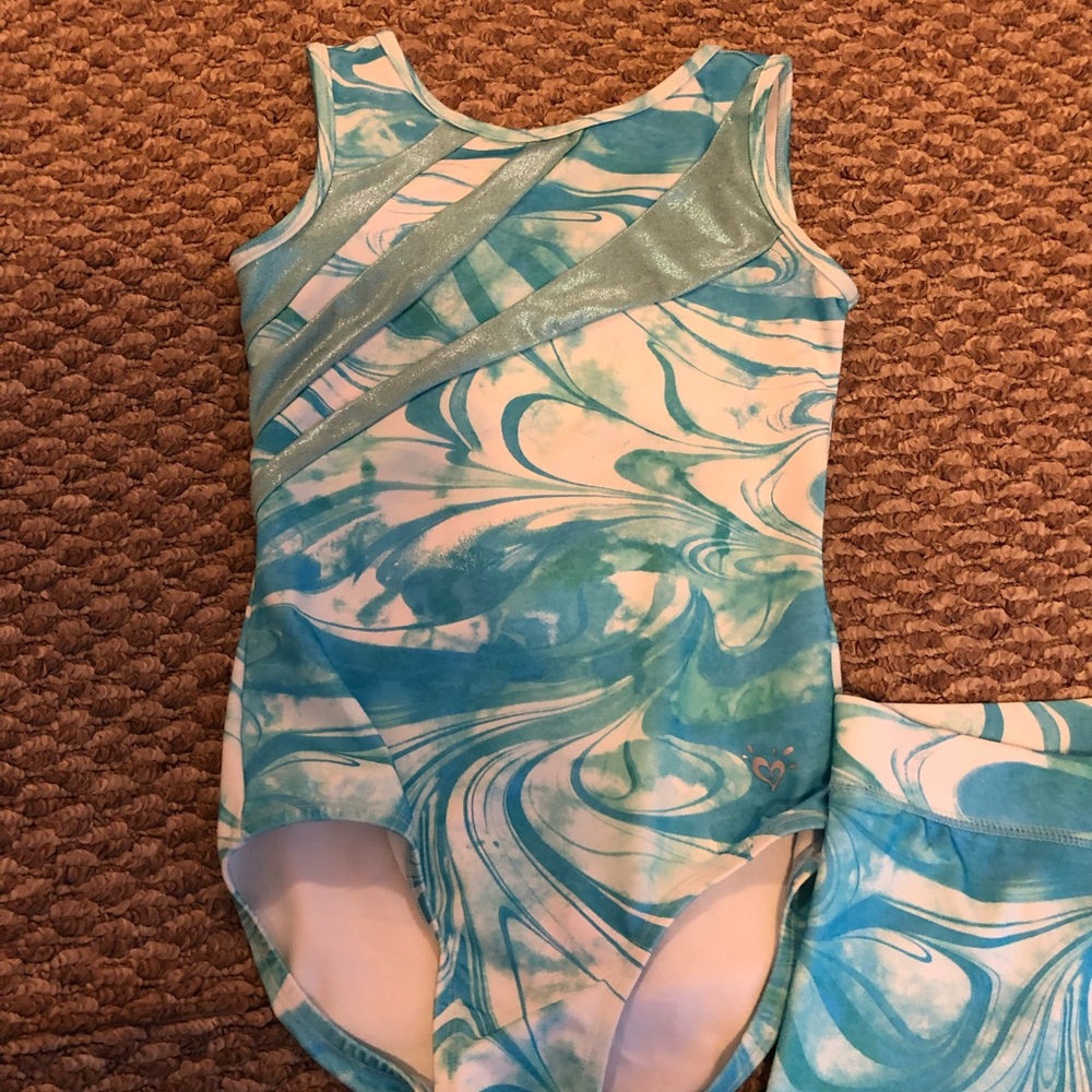 Leotard and shorts